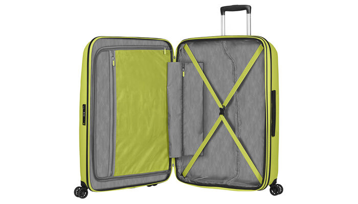 Indvendig organisering med en ekstra forlomme med lynlås