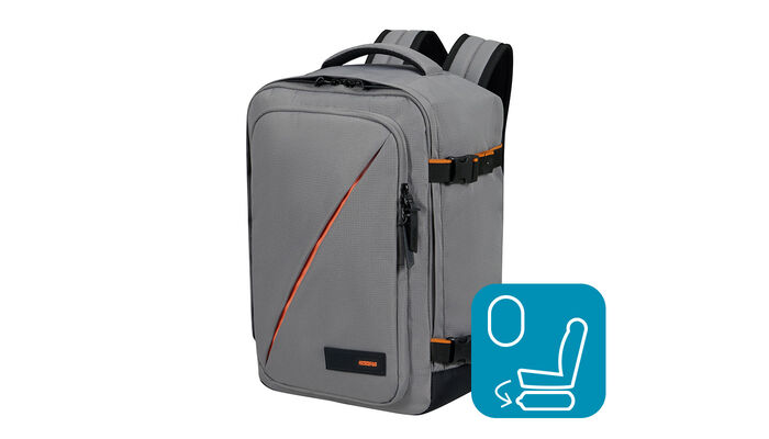 Opfylder Ryanairs størrelseskrav for gratis håndbagage om bord.