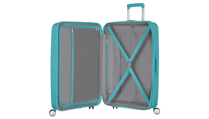 Indvendig organisering med en ekstra forlomme med lynlås