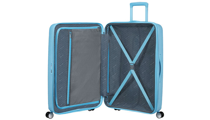 Indvendig organisering med en ekstra forlomme med lynlås