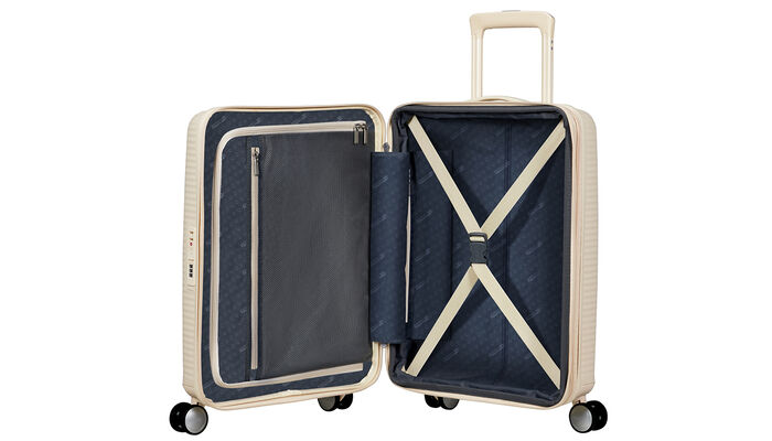 Indvendig organisering med en ekstra forlomme med lynlås