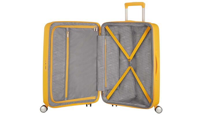 Indvendig organisering med en ekstra forlomme med lynlås