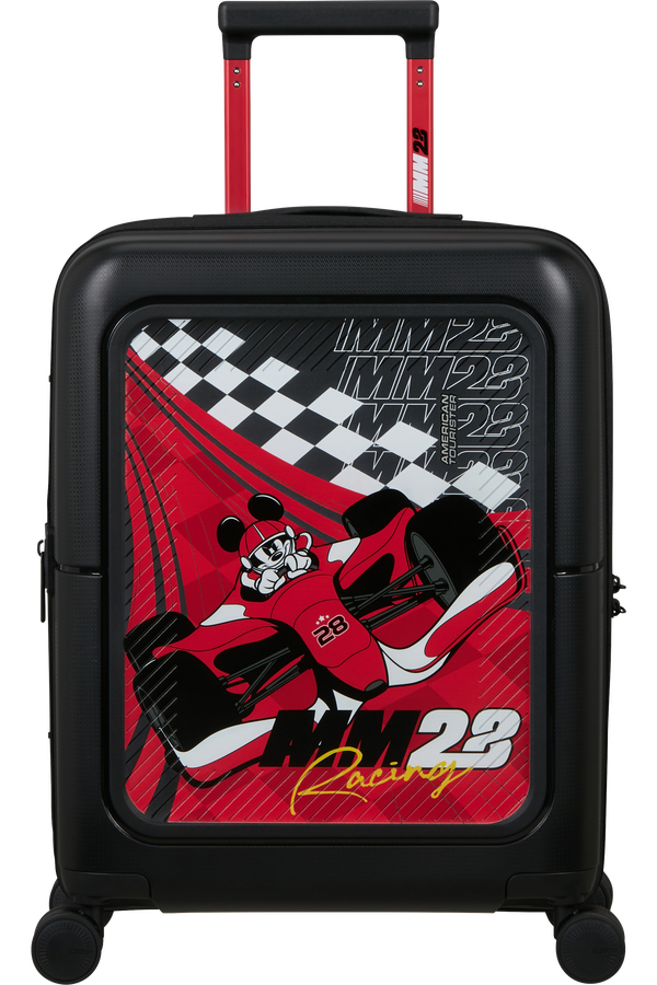 Dashpop Disney 55cm H&aring;ndbagage | American Tourister Dashpop Disney Spinner Expandable TSA Disney 55cm  Racing Mickey