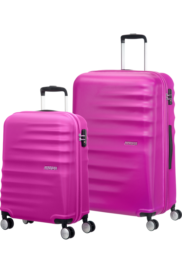 American Tourister Wavebreaker 2 PC Set A Hot Lips Pink