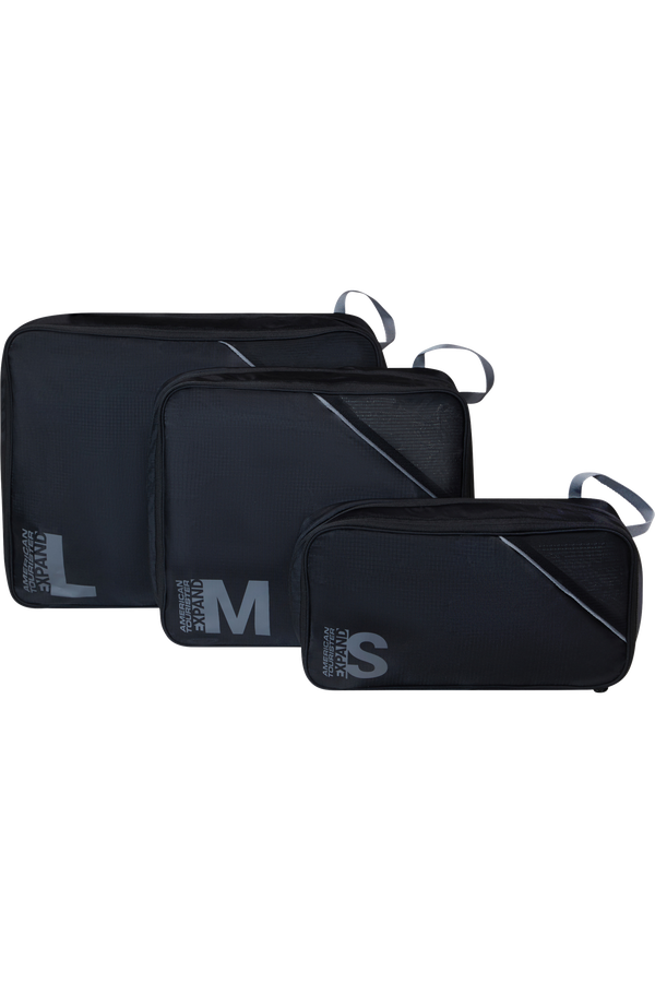Packing Cubes S&aelig;t med 3 Pakkekuber