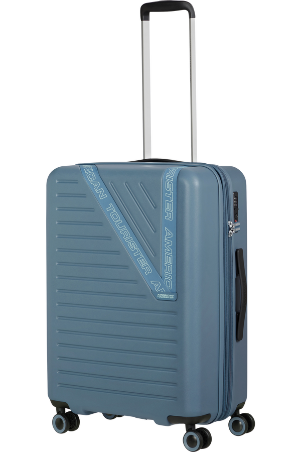 American Tourister Dynabelt Spinner EXP TSA 66cm  Rainstorm Blue