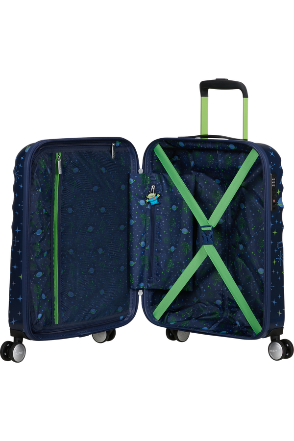 Disney Wavebreaker 55cm H&aring;ndbagage | American Tourister Disney Wavebreaker Spinner TSA Disney Fl 55cm  Buzz Lightyear