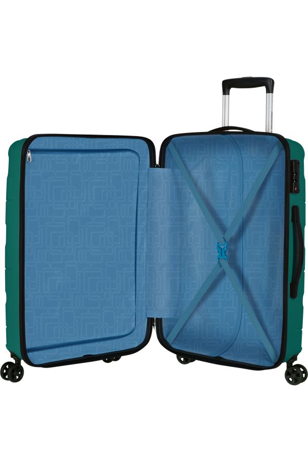 Jetdriver 3.0 67cm Kuffert med 4 hjul | American Tourister Jetdriver 3.0 Spinner 67/24 TSA 67cm  Sporty Teal
