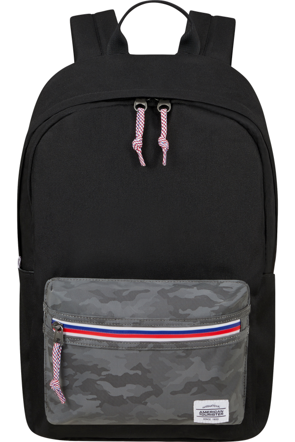 American Tourister Upbeat Backpack Zip Camo Black