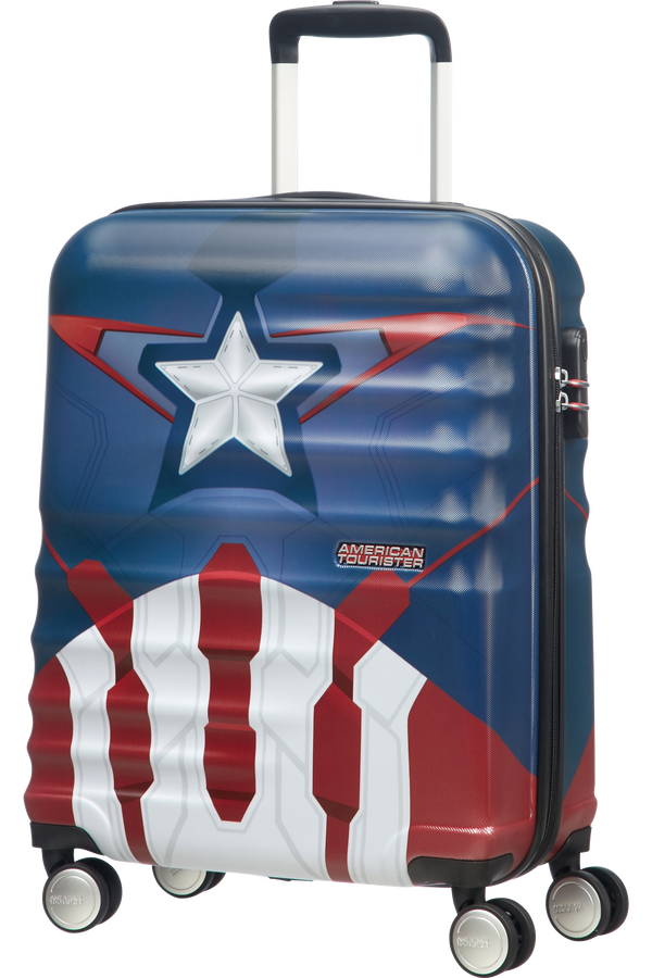 American Tourister Wavebreaker Disney Spinner 55cm  Captain America Close-Up