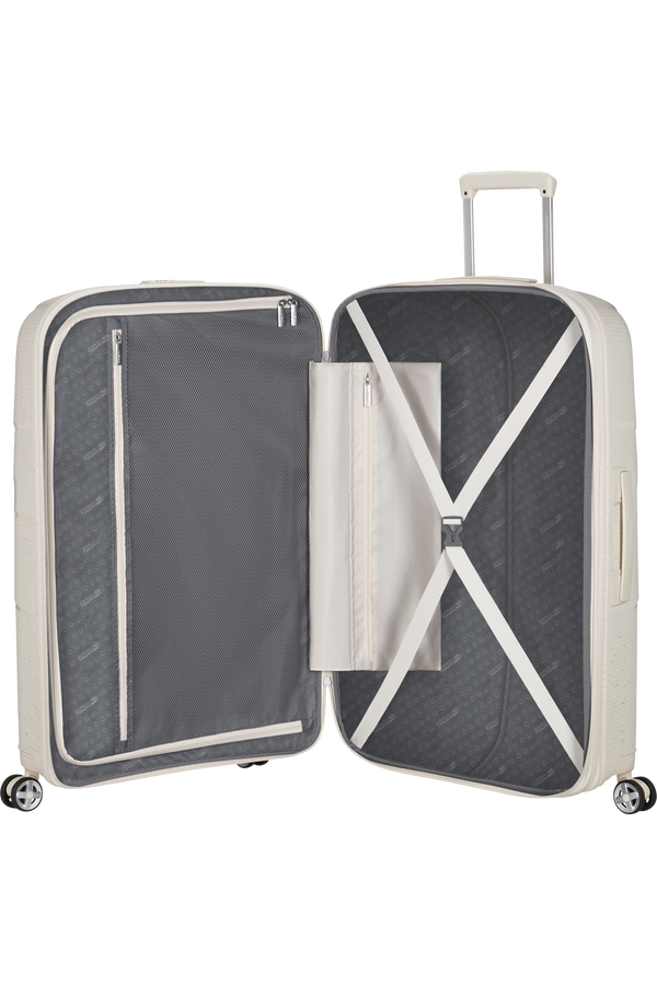 American Tourister StarVibe Spinner Expandable TSA LTD 77cm  Cream Speckles