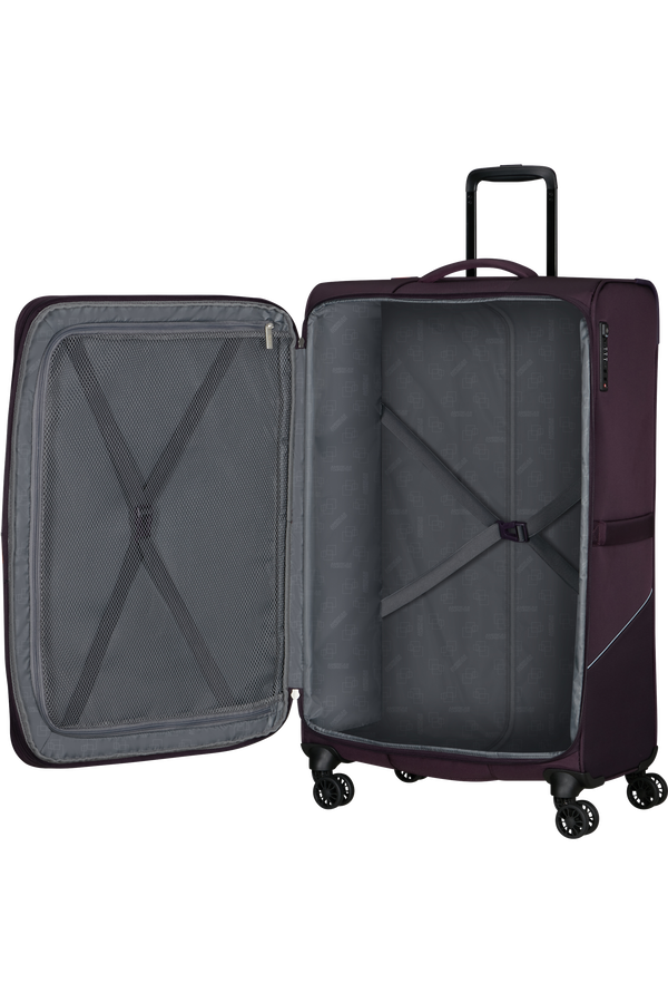 American Tourister SummerRide Spinner L EXP TSA 80cm  Dark Plum