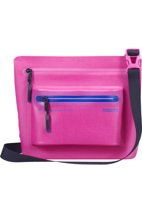 Colourdry M Skuldertaske | American Tourister Colourdry Shoulder Bag M  Electric Fuchsia