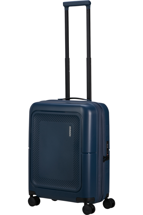 American Tourister DashPop Spinner Expandable TSA 55cm Midnight Blue American Tourister DashPop Spinner Expandable TSA 55cm Midnight Blue