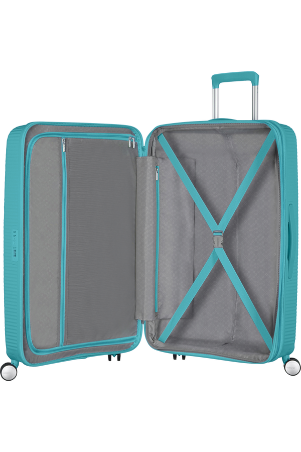 American Tourister Soundbox Spinner Expandable 67cm  Turquoise Tonic