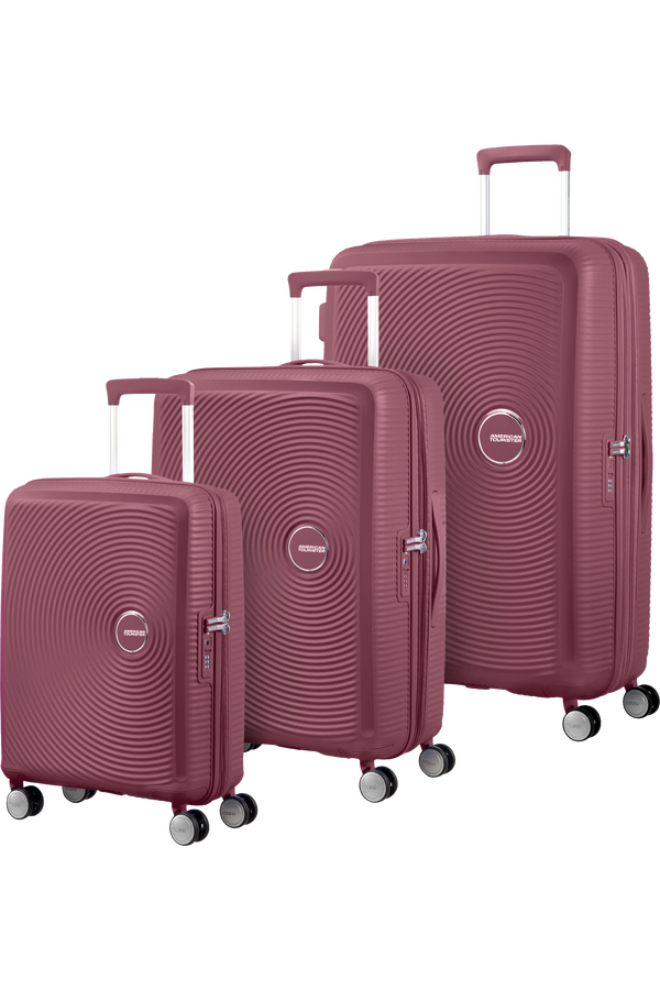 American Tourister Soundbox 3 PC Set A  Dark Burgundy