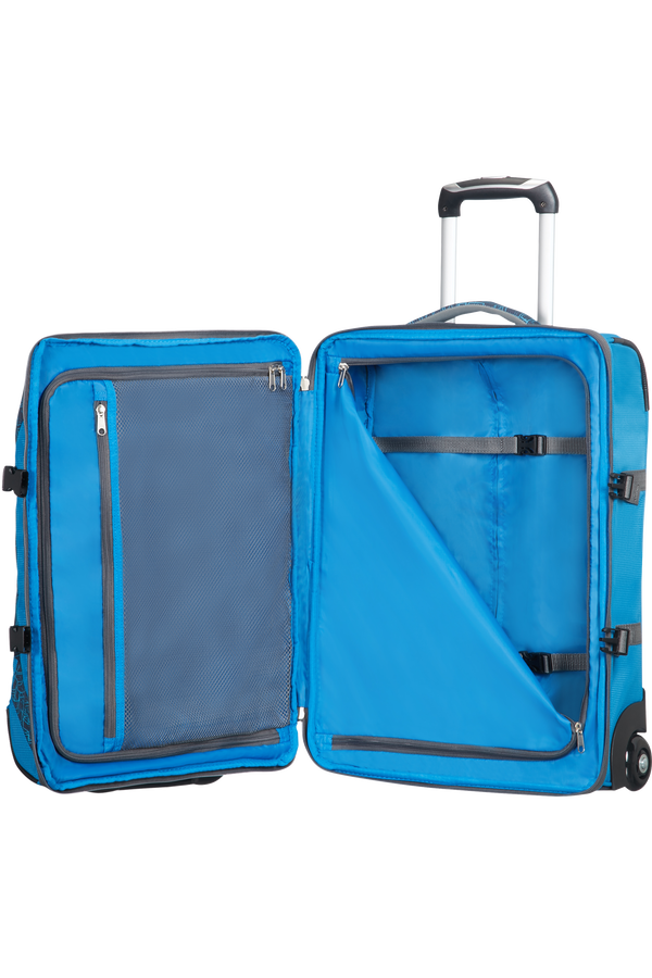 American Tourister Road Quest Duffle with Wheels 55X40X20cm Bluestar Print