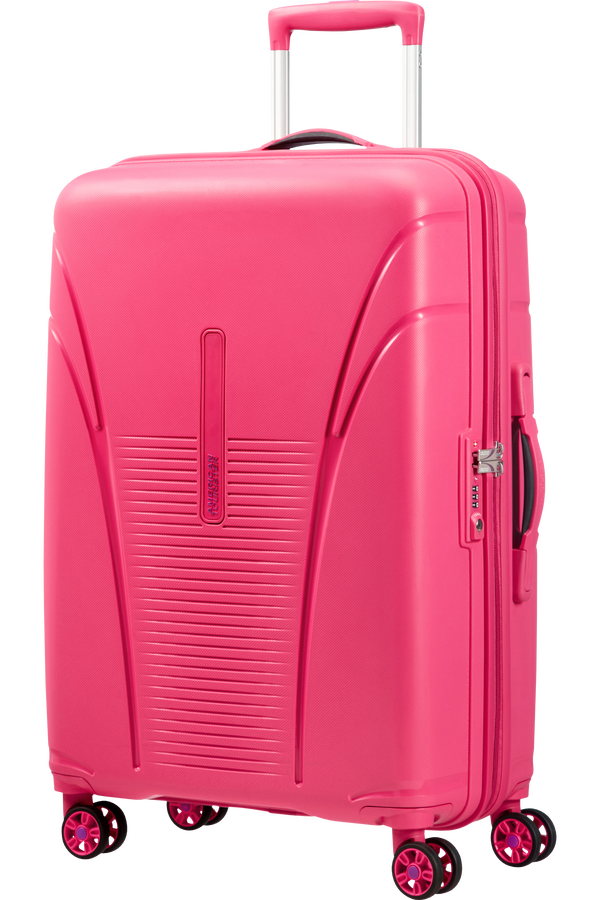 American Tourister Skytracer 4-wheel 68cm medium Spinner suitcase  Lightning Pink