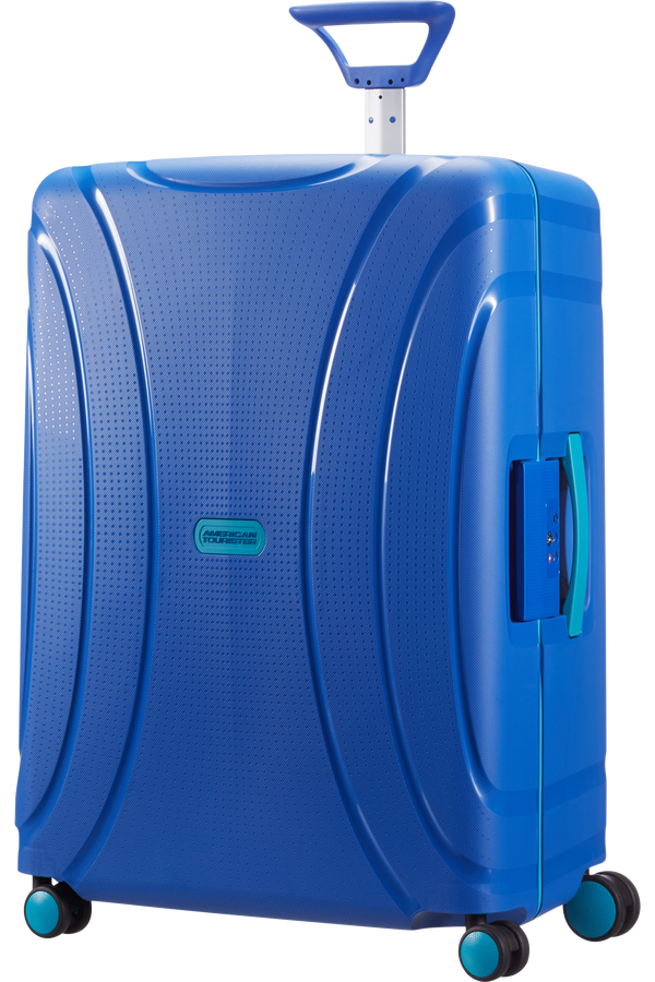 American Tourister Lock'n'Roll 4-wheel Spinner 69cm medium suitcase Skydiver Blue