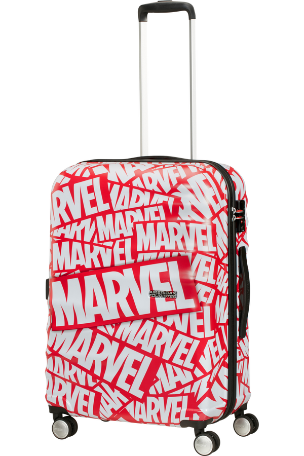 American Tourister Wavebreaker Disney Spinner Marvel 67cm  Marvel Logo