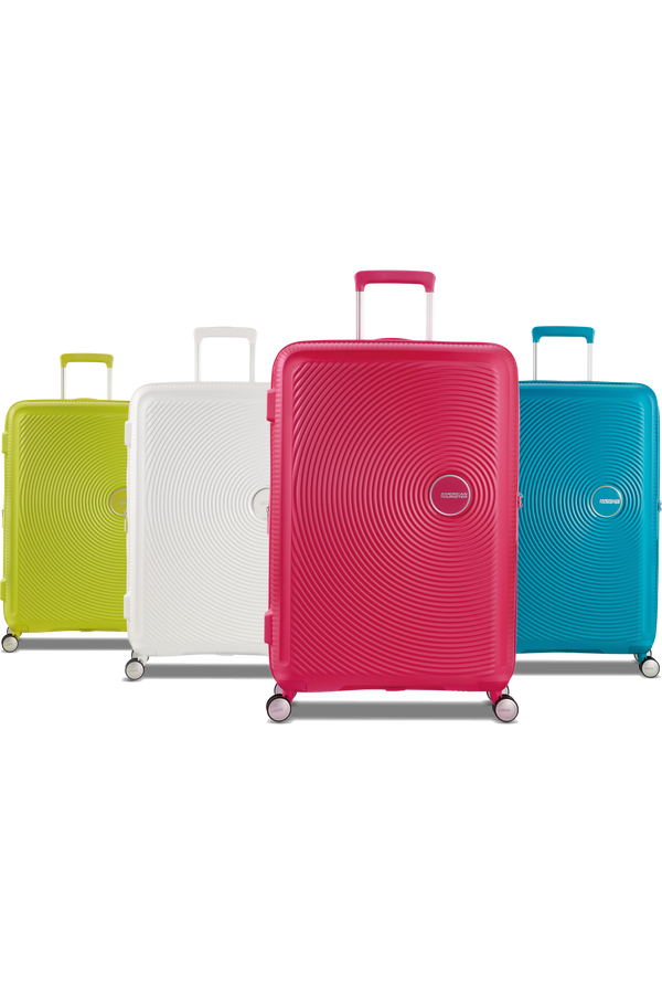 American Tourister Soundbox 3 PC Set A  Hot Pink