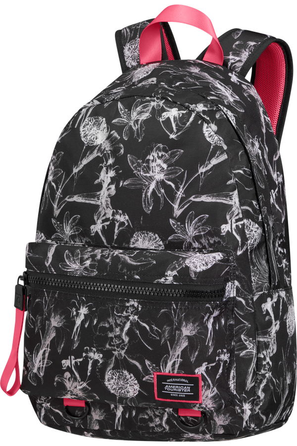American Tourister Urban Groove Lifestyle Backpack 6  Flowers Black