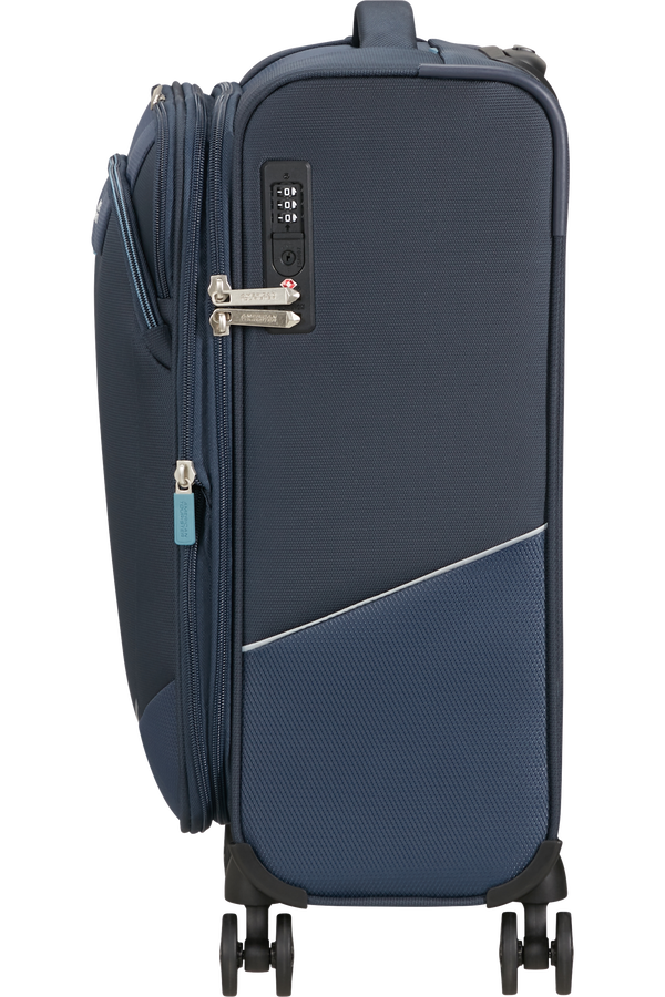 American Tourister SummerRide Spinner Expandable TSA 55cm L35  Navy American Tourister SummerRide Spinner Expandable TSA 55cm L35  Navy