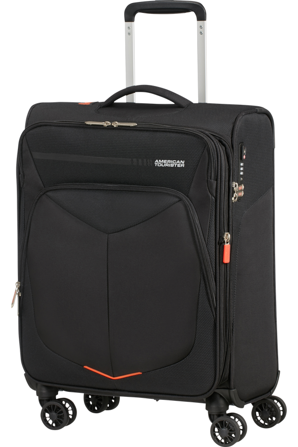 American Tourister Summerfunk Spinner Exp TSA 55cm  Black American Tourister Summerfunk Spinner Exp TSA 55cm  Black