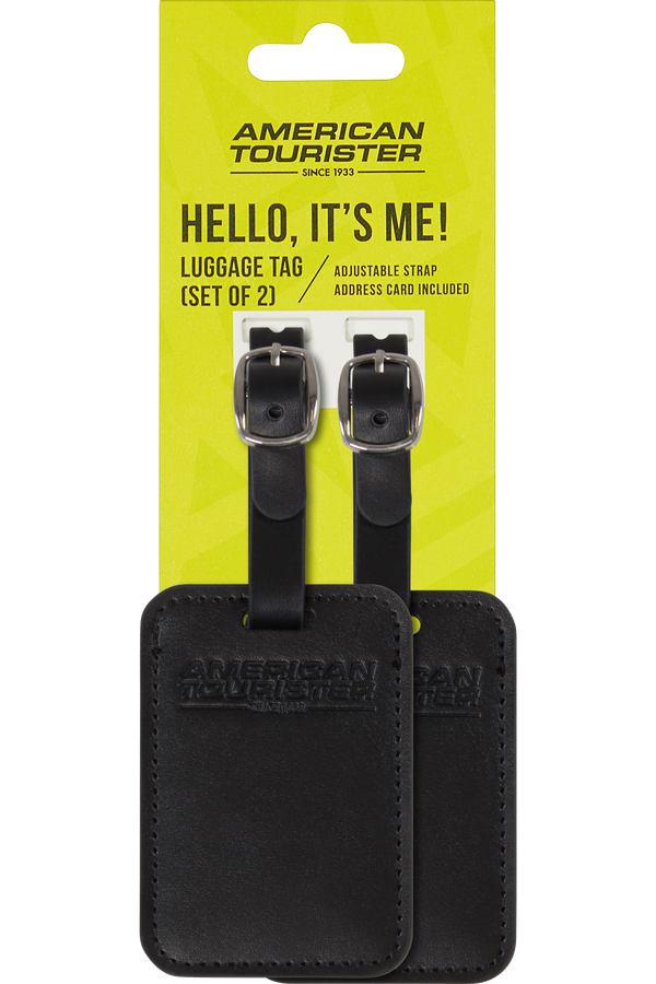 American Tourister American Tourist. Ta Luggage Tag X2  Black