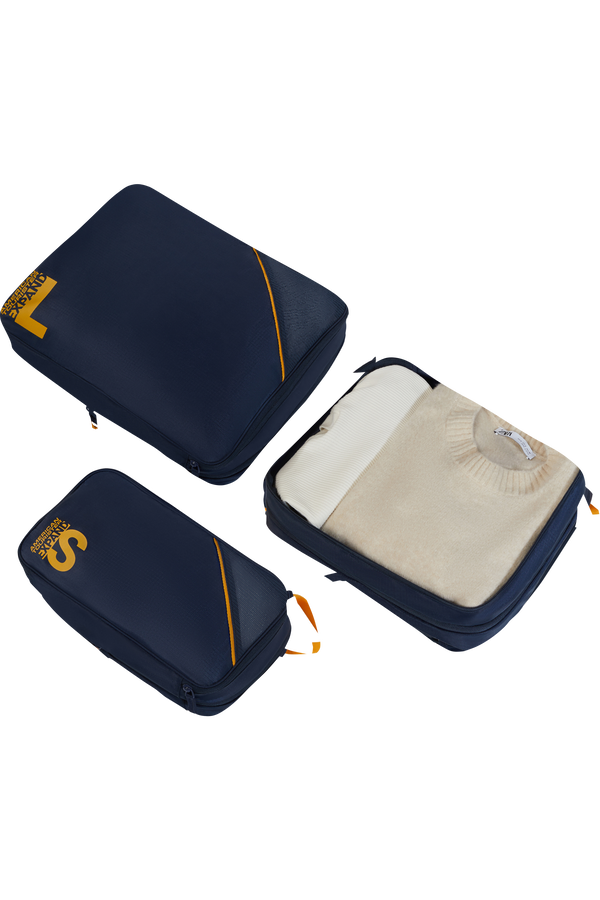 Packing Cubes S&aelig;t med 3 Pakkekuber