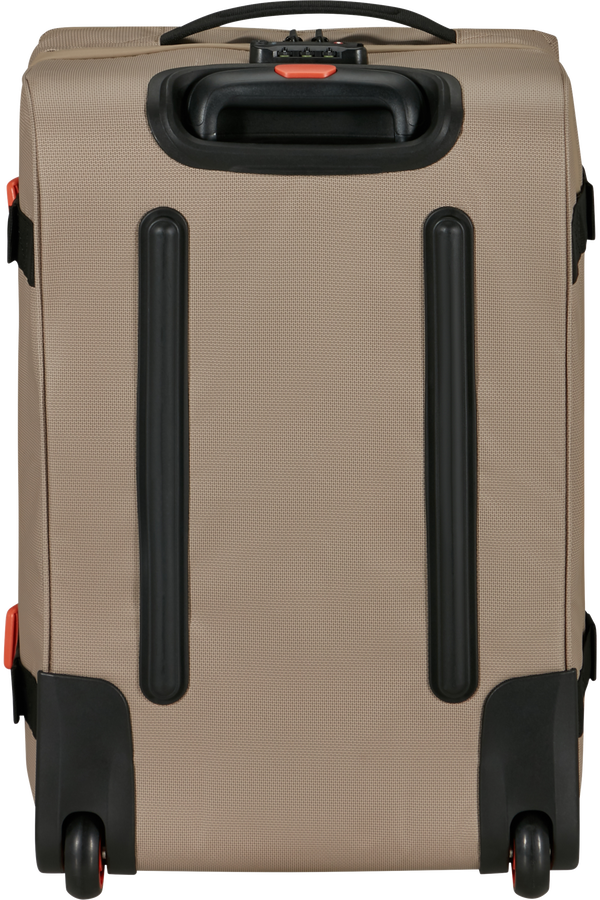 American Tourister Urban Track Duffle with Wheels Coated S  Beige/Orange American Tourister Urban Track Duffle with Wheels Coated S  Beige/Orange