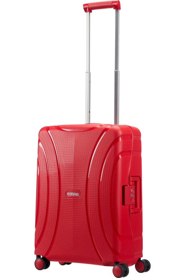 American Tourister Lock'n'Roll 4-wheel cabin baggage Spinner suitcase 55x40x20cm Formula Red