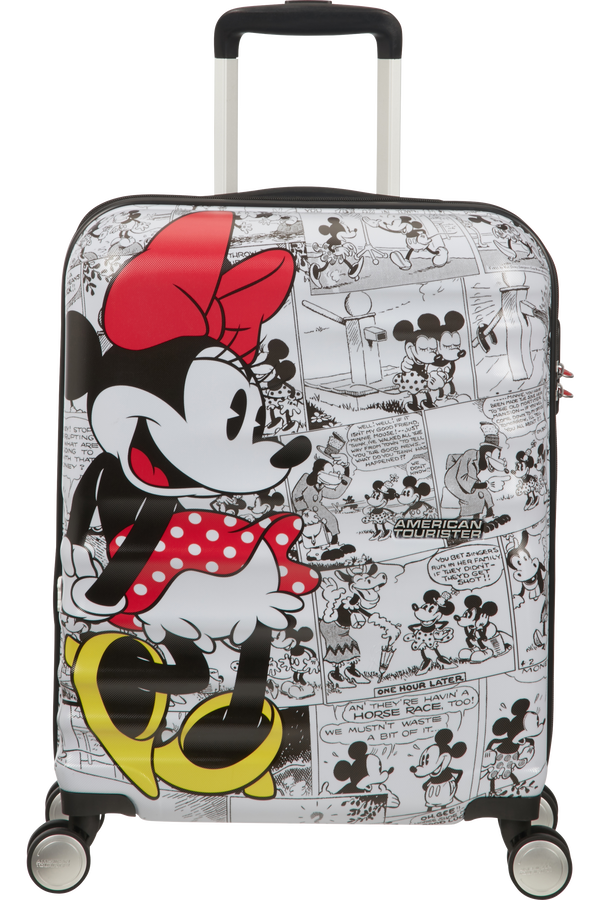 American Tourister Wavebreaker Disney Spinner Disney 55 Minnie Comics White