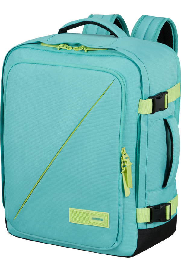 American Tourister Take2cabin Casual Backpack MS  Dusty Turquoise/Lime