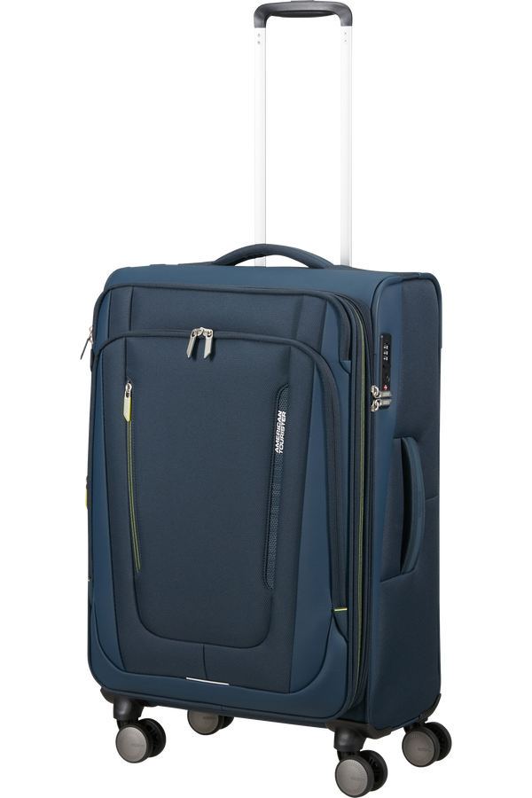 American Tourister Wanderlite Spinner EXP TSA M  Dark Navy