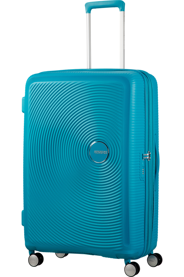 American Tourister Soundbox Spinner Expandable 77cm Summer Blue American Tourister Soundbox Spinner Expandable 77cm Summer Blue