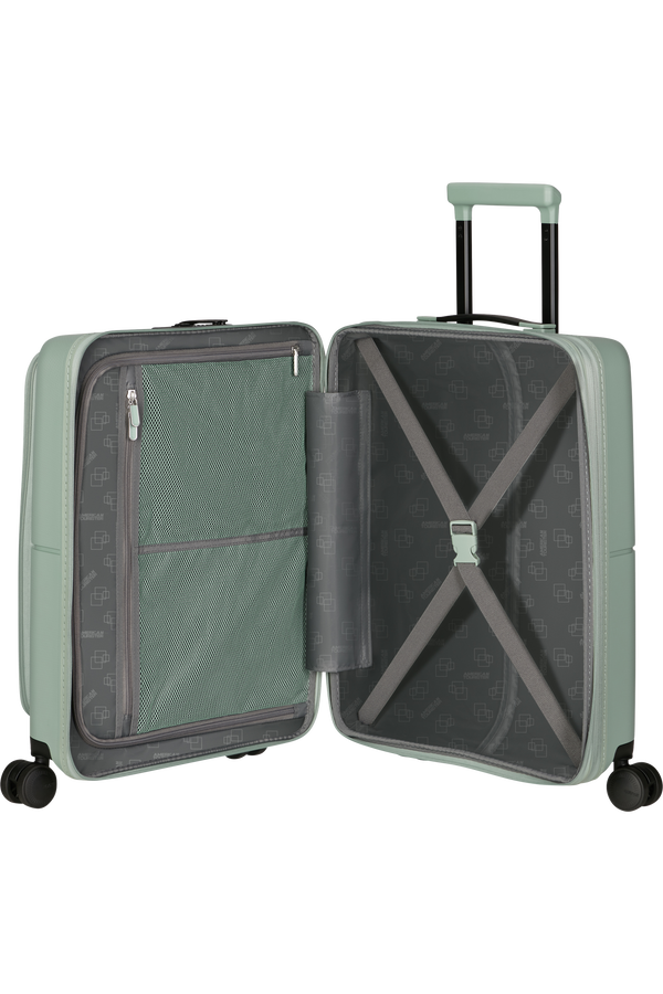 American Tourister DashPop Spinner Expandable Frontloader 55cm  Iceberg Green American Tourister DashPop Spinner Expandable Frontloader 55cm  Iceberg Green