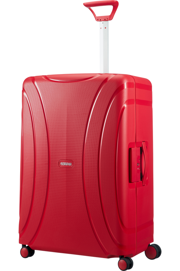 American Tourister Lock'n'Roll 4-wheel 75cm large Spinner suitcase Formula Red
