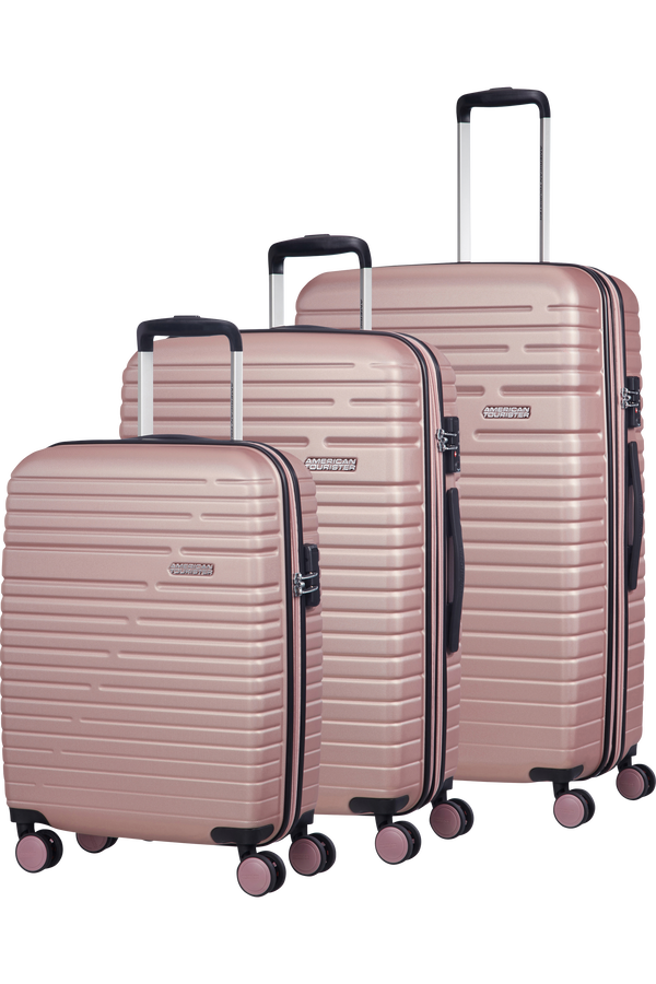American Tourister Aero Racer 3 PC Set A  Rose Pink