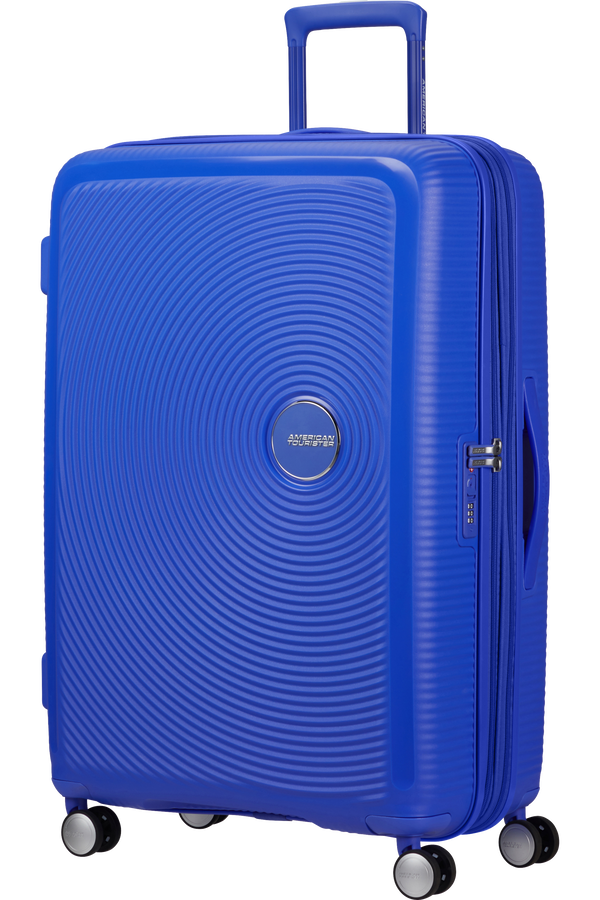 American Tourister SoundBox Spinner Expandable 77cm  Cobalt Blue