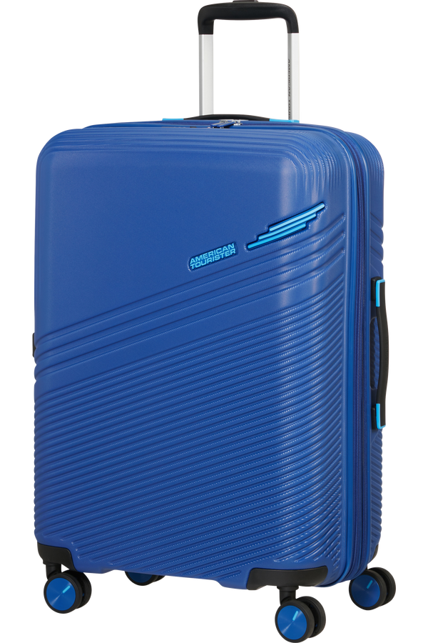 American Tourister Triple Trace Spinner TSA Expandable 67cm  Navy/Blue