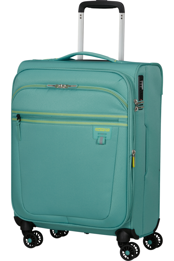 American Tourister Aerospin Spinner Expandable S  Dusty Turquoise