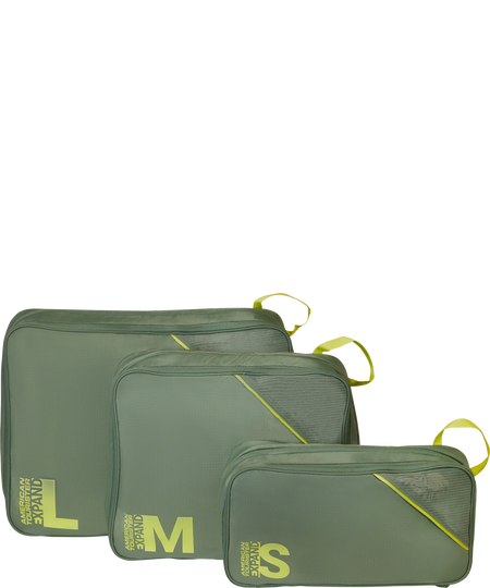 Packing Cubes S&aelig;t med 3 Pakkekuber