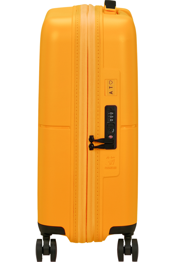 American Tourister DashPop Spinner Expandable TSA 55cm Golden Yellow