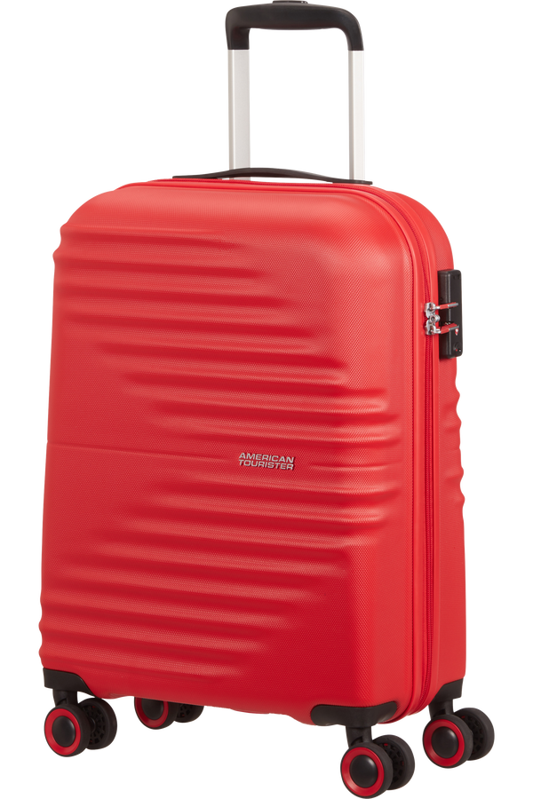 American Tourister Wavetwister Spinner TSA 55cm  Vivid Red
