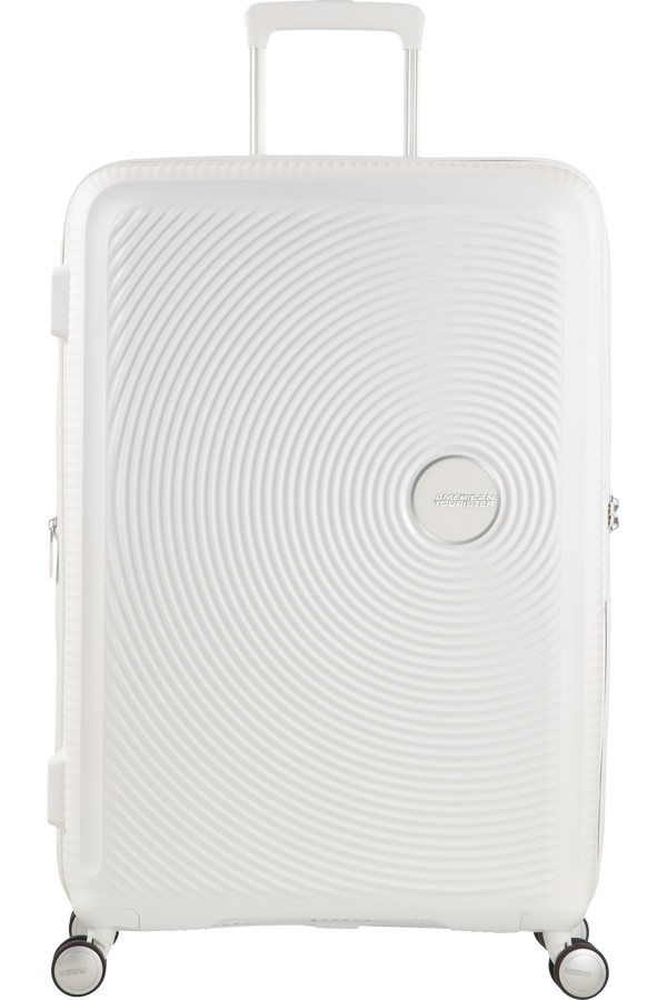American Tourister Soundbox Spinner Expandable 67cm Pure White