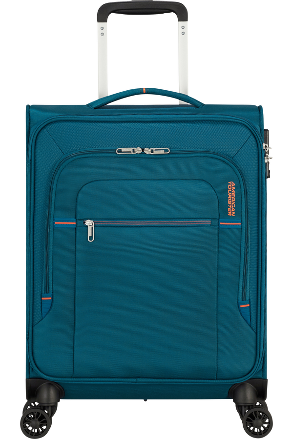 American Tourister Crosstrack Spinner 55cm Navy/Orange