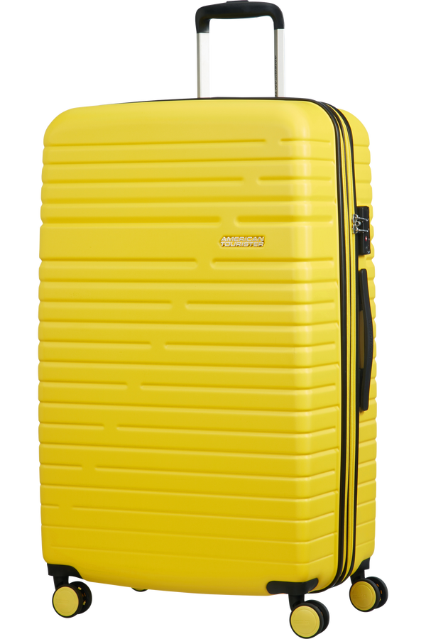 American Tourister Aero Racer Spinner Expandable 79cm  Lemon Yellow