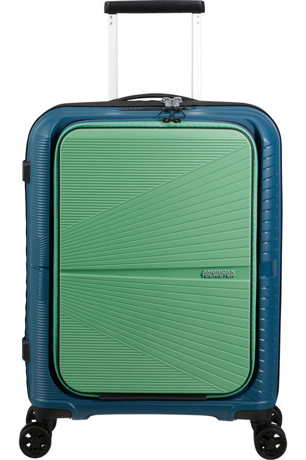 American Tourister Airconic Spinner Frontloader 15.6' 55cm  Teal Blue/Green