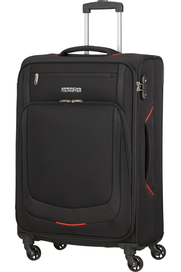 American Tourister Summer Session Spinner TSA M Black/Red